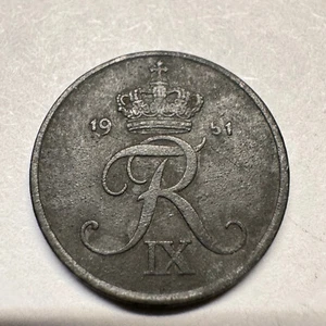 1951 Denmark 1 Ore - Beautiful Coin - #A-046 - Picture 1 of 2
