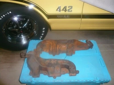 Oldsmobile 442 W-30 455 Survival 1970 71 72 colectores de escape dobles 402294 402295 Foto 1 de 4