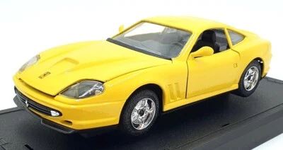 Majorette 1/24 Scale Diecast 4219 - Ferrari F550 Maranello - Yellow - Image 1 of 4