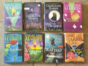Charlaine Harris True Blood vampire series 8 pb book set: Deadlocked, Club Dead+ - Picture 1 of 1