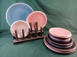 Lot Of 16 Rare Vintage Epicure Homer Laughlin Plates, 4 Sizes - See Listing - Picture 1 of 10