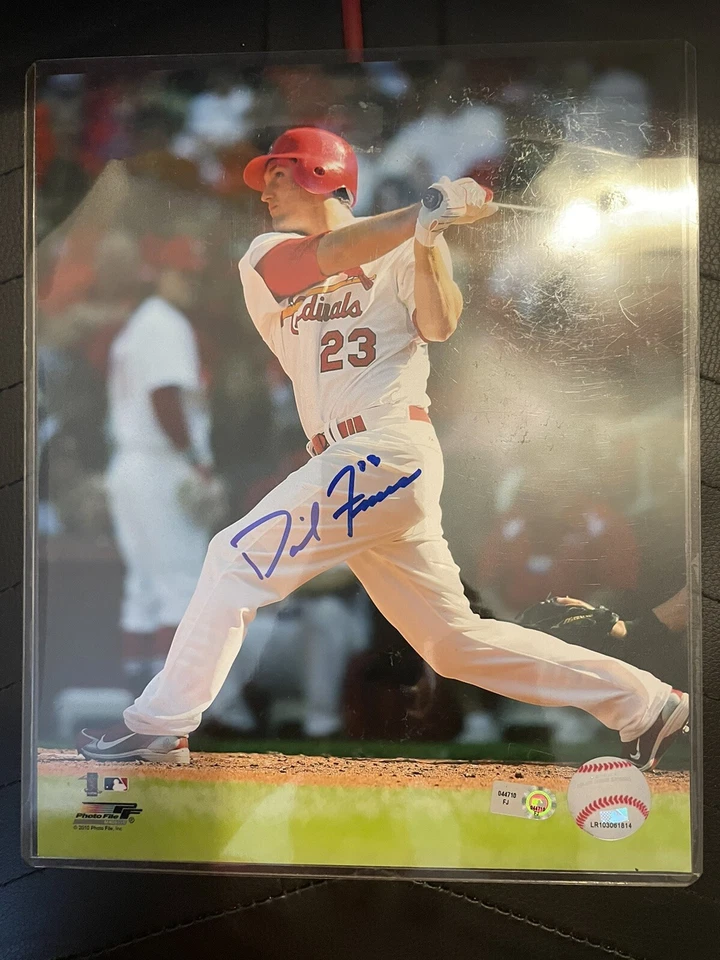 David Freese Signed 8x10 Photo Autographed St. Louis Cardinals MLB HOLO - Image 1 of 1