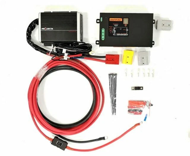 PROJECTA IDC25 DUAL BATTERY SYSTEM DC TO DC CHARGER MPPT SOLAR BUNDLE