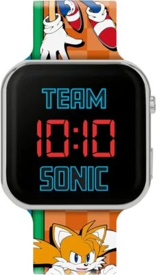 Peers Hardy - Sonic The Hedgehog Led Strap Watch  - Image 1 of 4
