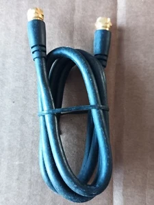 3ft (M-M Gold Plated) RG-6/U Patch Cable Black - Picture 1 of 4
