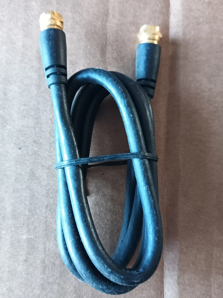 3ft (M-M Gold Plated) RG-6/U Patch Cable Black - Image 1 of 4