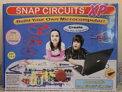 Snap Circuits XP SCXP-50 Build Your Own Microcomputer 2013 Elenco  - Image 1 of 4