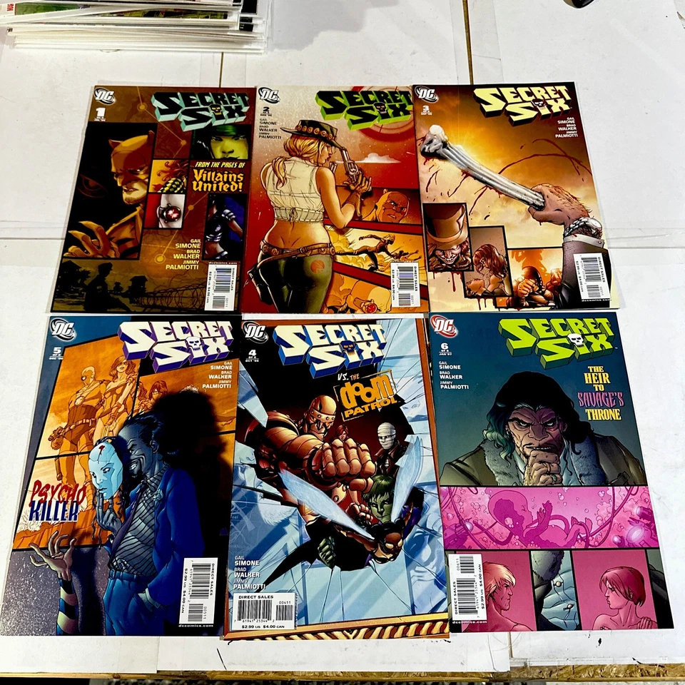 Secret Six #1-6 Complete Series (2006) 8.0 Avg Ax24 - Image 1 of 2