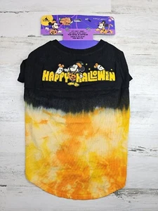 NEW Disney Tails Dog Halloween Jersey Shirt Pet Accessories Size XL Black Orange - Picture 1 of 11
