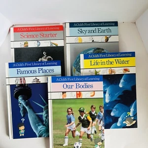 Time Life A Child's First Library of Learning 5 Hardcover Lot Science Education - Picture 1 of 22