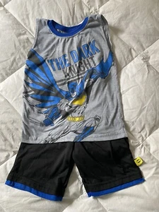 The Dark Knight Batman Shorts And Tank Top Boys Size 4-6 - Picture 1 of 4