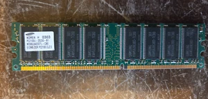 2x Sticks Samsung 512 MB RAM 184-pin PC-2100U DDR PC DESKTOP Memory Module - Picture 1 of 4