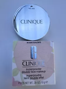Clinique Superpowder Double Face Makeup, 0.35 oz, 04 Matte Honey - Full size new - Picture 1 of 1