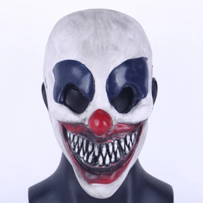 Halloween Scary Clown Joker Killer Robber Mask Cosplay Masquerade Props Latex - Image 1 of 4