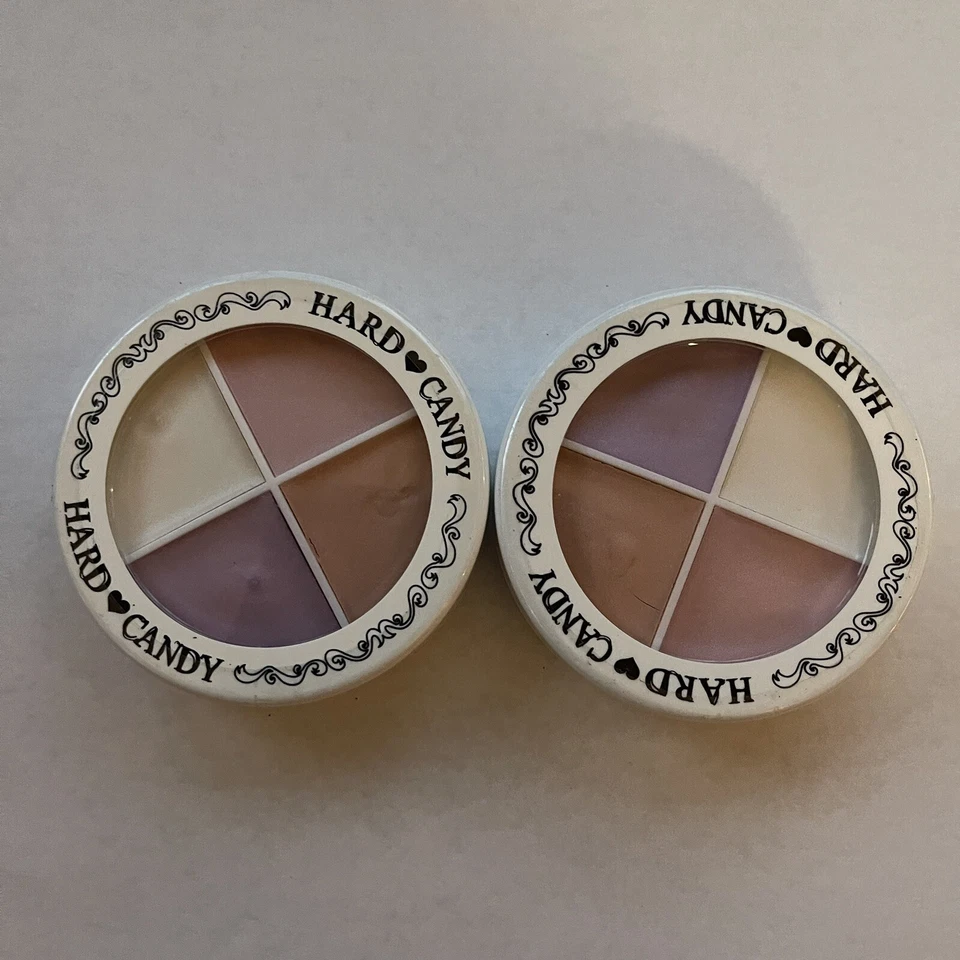 2 Hard Candy Spotlight All Over Highlighter 136 PINK PALETTE Shimmery Cream Quad - Image 1 of 1