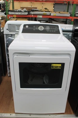GE GTD58EBSVWS 27" White 7.4 cu. ft. Front Load Electric Dryer NOB #157138 - Image 1 of 4
