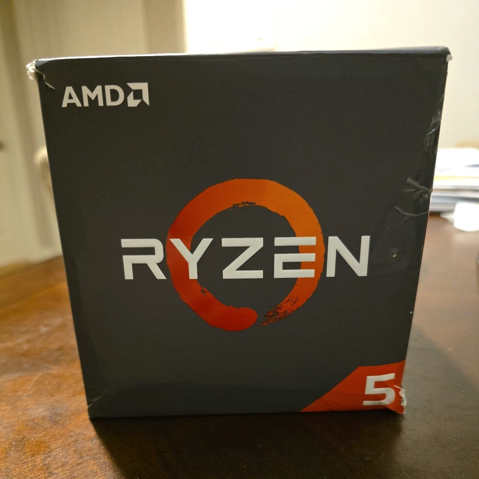 New  AMD Ryzen 5 1600 6-Core 3.6 GHz Processor CPU w/Cooler - Image 1 of 4