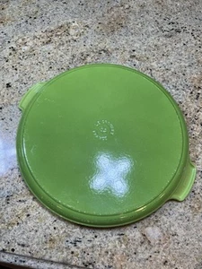 "Plancha para parrilla de hierro fundido Le Creuset 12,5"" verde lima ligeramente usada excelente" - Imagen 1 de 7