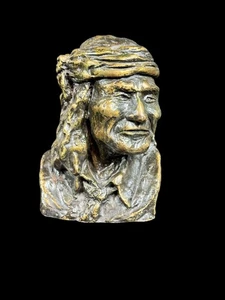 William Zivic Bronze Indianer 1970 signiert # 14/30 RAR - Bild 1 von 13