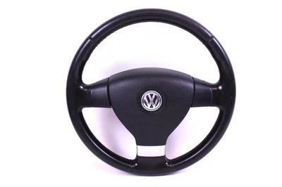 Lenkrad original VW Golf V Touran 1T Caddy 2K Leder Airbaglenkrad Sportlenkrad - Bild 1 von 2