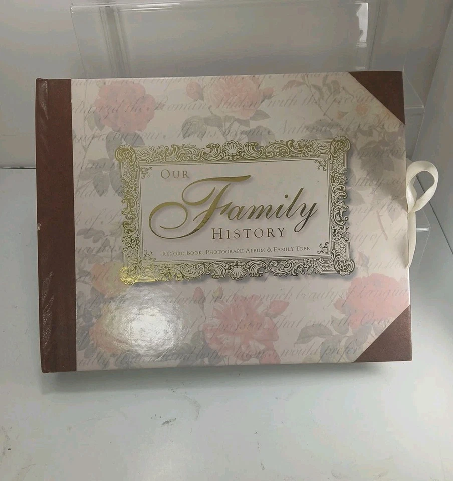 Vtg Our Family History Photo Album Scrap Book Victorian 1998 New Illustrated - Image 1 of 4