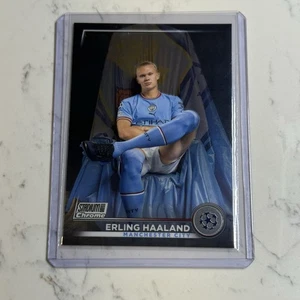 2022-23 Topps Chrome Stadium Club Club & Competitions Erling Haaland #92 - Bild 1 von 2