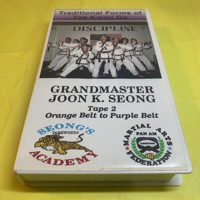 Traditional Forms Of Tae Kwon Do Tape 2 Grandmaster Joon K. Seong Orange Belt To - Image 1 of 3