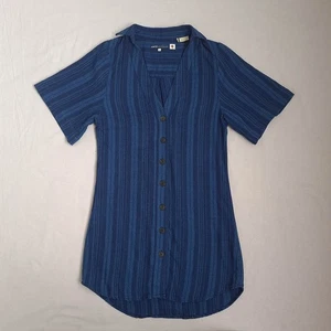 Neu Levis Made & Crafted Damen Hemdblusenkleid Größe XS japanischer Stoff kurze Knöpfe - Bild 1 von 24