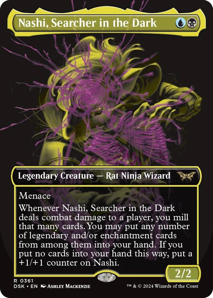 Nashi, Searcher in the Dark (Showcase) 361 NM Foil Duskmourn: House of Horror... - Image 1 of 1