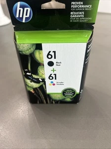 HP DeskJet 61 schwarze dreifarbige Tintenpatronen Kombination 2er-Pack Ablaufdatum März 2016 - Bild 1 von 7