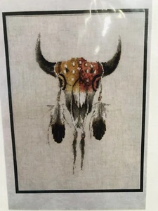 Lone Deer Sonagolese BUFFALO SPIRIT Counted Cross Stitch Chart LD9603 RARE - Picture 1 of 5