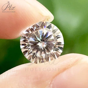 Alrededor de 16 corazones 16 flechas corte moissanita multicolor color piedra preciosa gris - Imagen 1 de 18