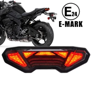 Led Tail Light w/ Turn Signals for YAMAHA FZ09 MT09 FJ09 FZ10 MT10 Smoke Lens - Picture 1 of 12