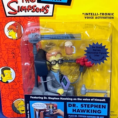 Nuevo - Figura de acción Dr. Stephen Hawking Simpsons Playmates WOS Serie 13 199456 Foto 1 de 4