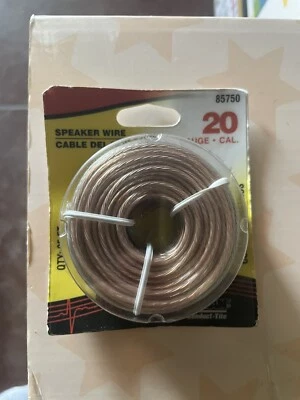 Cable de altavoz calibre 20 de 25 pies Foto 1 de 2