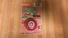 Flinstones Fred Red YoYo,1990,hanna barbera,new,rare!