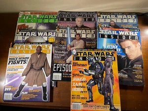 Lot of 8 Star Wars Insider Magazines #50 51 53 54 55 56 57 58 2001-2002 Used - Picture 1 of 10
