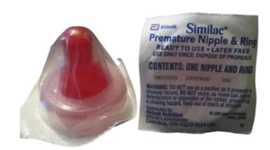 Pezón y anillo prematuros sin látex Similac listos para usar envueltos individualmente - Imagen 1 de 14