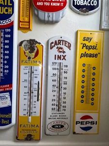 CARTER INX Products Porcelain Thermometer PATENT March 16, 1915 - Picture 1 of 13