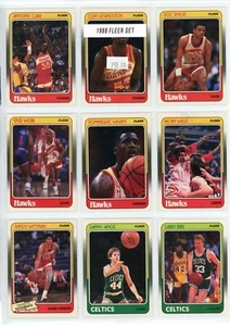 1988 Fleer Basketball Complete Set w/ Stickers Michael Jordan Magic Bird - Picture 1 of 6