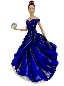 Rare Royal Doulton - Michael Doulton Favourites - Evening Elegance HN5761 Blue - Picture 1 of 13