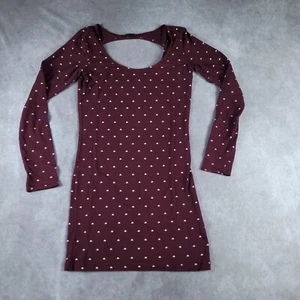 Vans Damen Kleid M weinrot figurbetont hinten offen - Bild 1 von 10