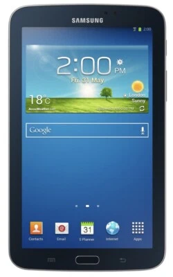 Samsung Galaxy Tab 3 (SM-T210) — Black, 7in Screen, 8GB ROM, 32 GB RAM, WiFi - Image 1 of 4