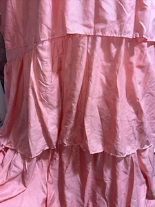 Paneles de cortina con volantes de 5 capas 43x 84 coral primavera verano otoño 2 paneles - Imagen 1 de 5