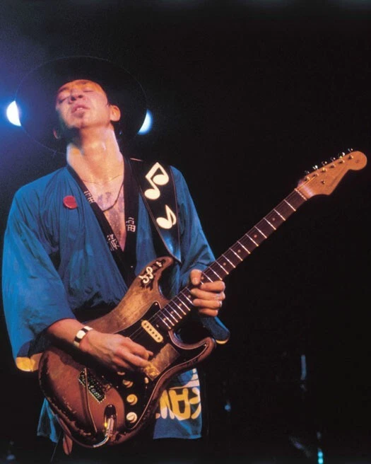 Rock Guitarist STEVIE RAY VAUGHAN Glossy 8x10 Photo Music Singer Print Poster - Image 1 of 1