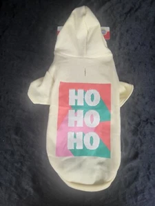 Sudadera Navidad Lentejuelas Ho Ho Ho Perro NUEVA Talla M (15"-19" Espalda) Vacaciones Santa - Imagen 1 de 7