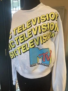 Damen MTV Musik Fernsehen Sweatshirt Größe L Top Zustand - Bild 1 von 3