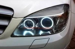 cotton RGB halo rings for Benz C Class W204 07-11 bluetooth APP LED DRL LED lamp - Picture 1 of 37