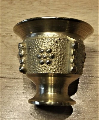 PETIT MORTIER en laiton [Hauteur 5,8 cm. Poids 268 grammes] - Photo 1/3