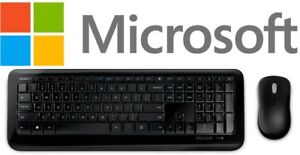 MICROSOFT Wireless Keyboard and Mouse 850 Desktop Combo Bundle USB PC MAC Black